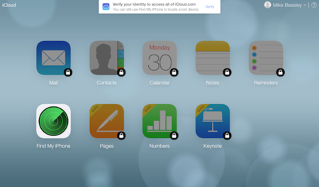 Apple lanza la verificación de dos pasos en iCloud.com