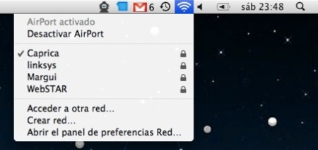 Problemas de conexión wifi tras la actualización Mac OS X 10.5.8