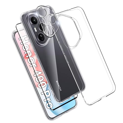 Effcotuo Funda para Honor 400 Pro 5G Cover con Protector de Pantalla 