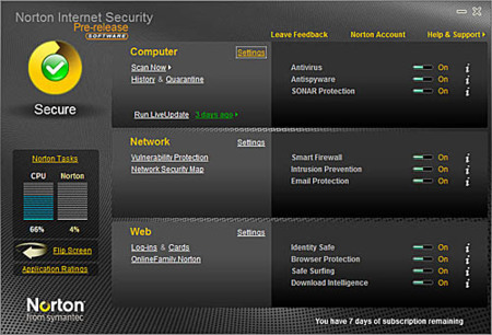 Norton Internet Security 2010 en beta