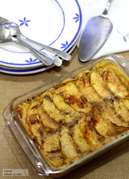 Receta de postre caramelizado de manzanas y canela