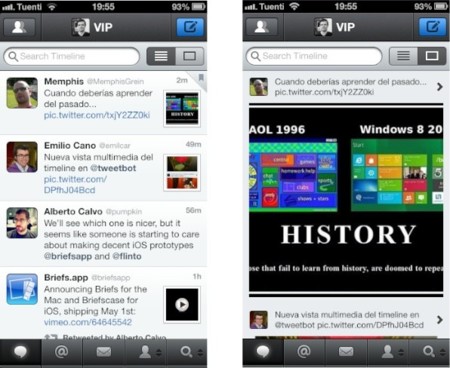 Así es la nueva vista multimedia de Tweetbot 2.8
