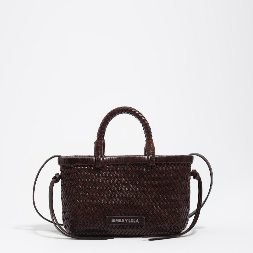 Bimba y Lola
Capazo de mujer mini trenzado piel