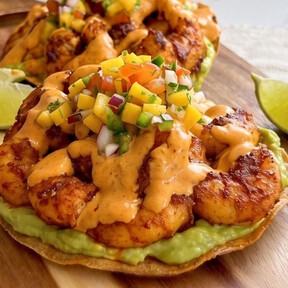 Cómo hacer tostadas de camarón en 5 minutos con camarones congelados: quedan deliciosas  