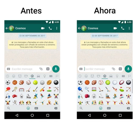 新しい WhatsApp 絵文字