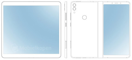 ZTE quiere entrar en el juego de los plegables y presenta dos patentes, una de ellas con dos pantallas