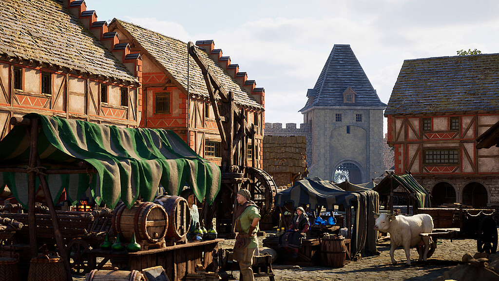 Tus acciones como político o criminal serán lo que den forma a tu ciudad medieval. Este city builder de THQ Nordic promete ser ambicioso como pocos
