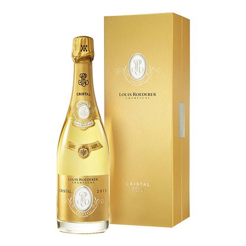 Estuche Champagne Cristal Louis Roederer 2015.
