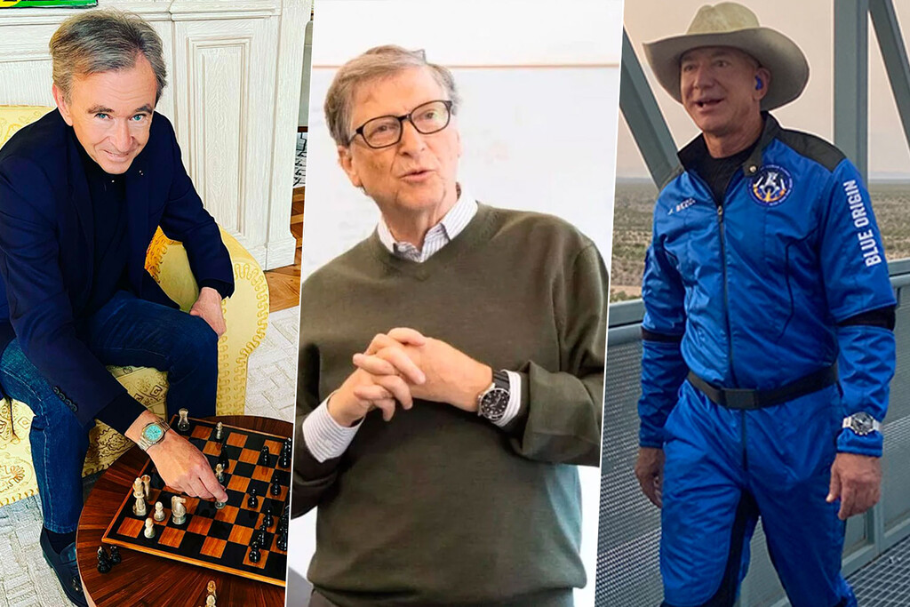 Casio para Gates, Omega lunar para Bezos, Patek Philippe para Arnault: lo que el reloj de cada multimillonario dice de él 