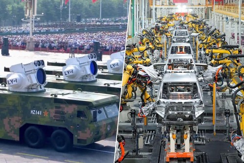 Produção de capacitores de armazenamento dielétrico / Imagem: CCTV (via X)