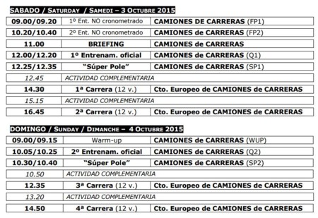 Horarios