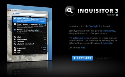 Inquisitor, el plugin de búsquedas para Safari, adquirido por Yahoo!
