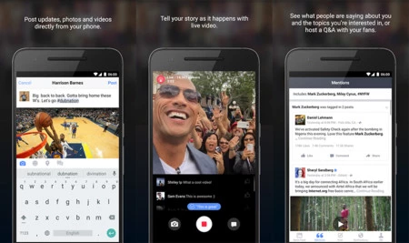 Facebook のメンション