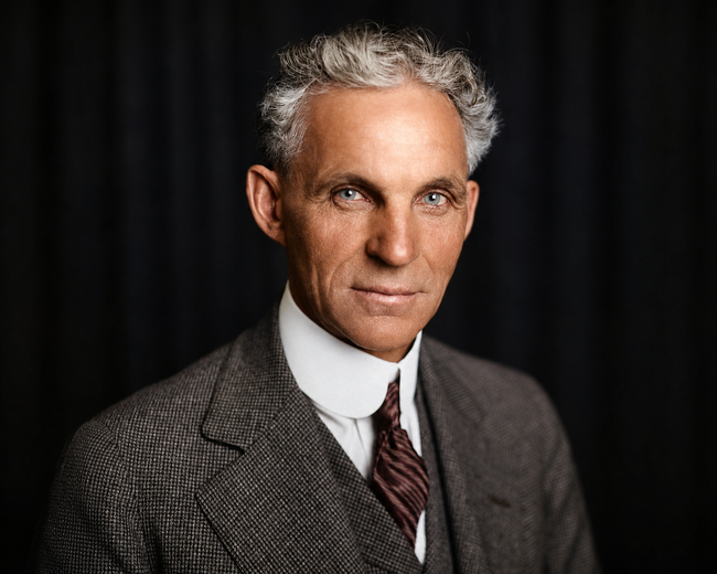 Henry Ford empresario trabajadores millonarios