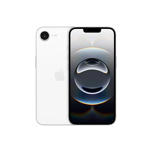 Apple iPhone 16e de 128 GB: Diseñado para Apple Intelligence, Chip A18, autonomía a raudales, cámara Fusion de 48 Mpx, Pantalla Super Retina XDR de 6,1 Pulgadas — Blanco