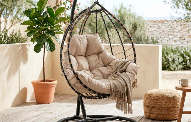 Sillon Colgante De Jardin Siena Arena