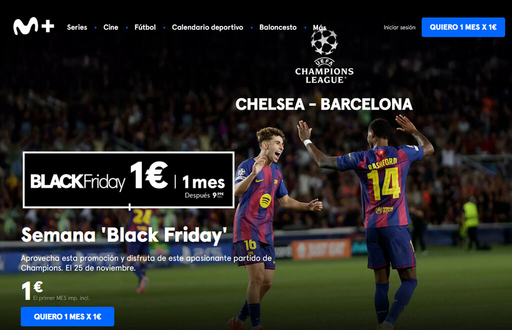 Si tienes 1 euro, tienes Movistar Plus+: la promoción del Black Friday es irresistible