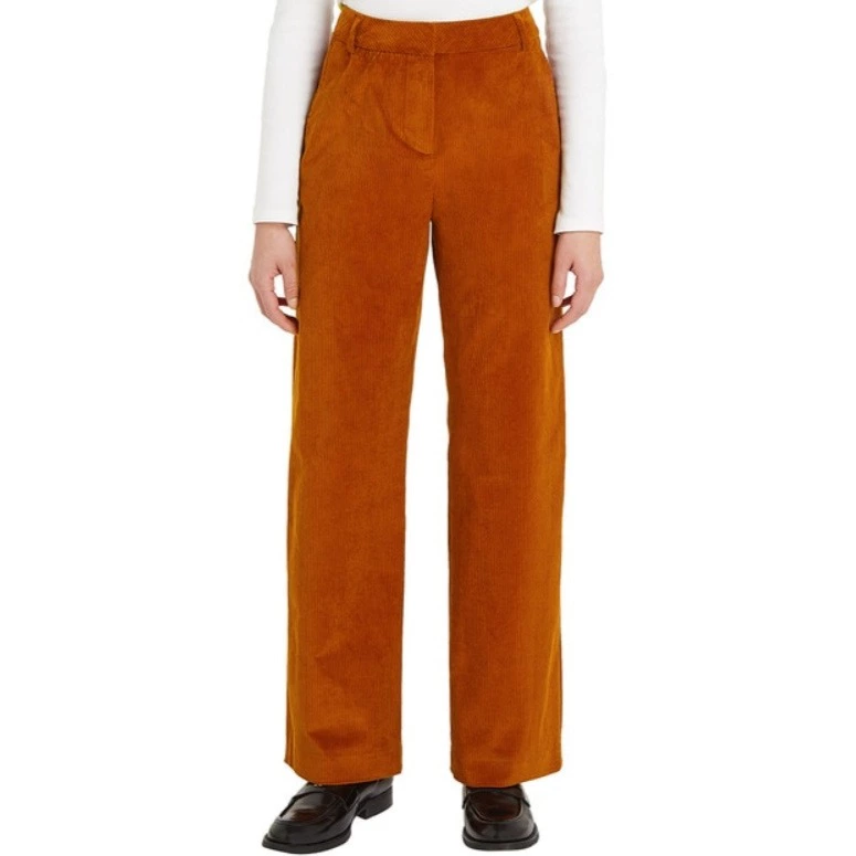 Tommy Hilfiger Pantalón de mujer recto y con fit relaxed