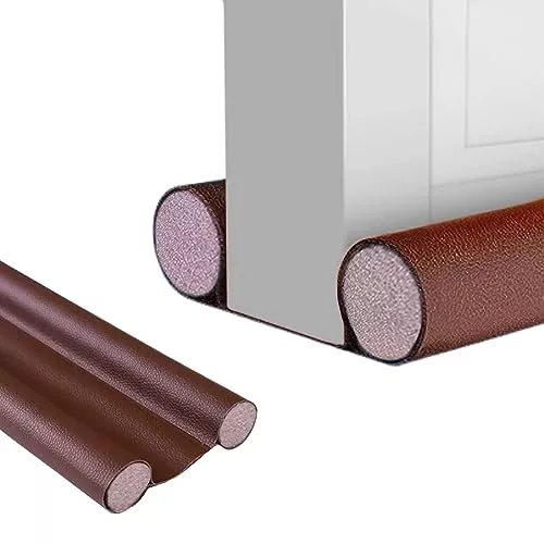 MAGIC SELECT Burlete Bajo Puerta. Burlete Doble para Puertas y Ventanas, de Polipiel, Ajustable entre 32-94cm.