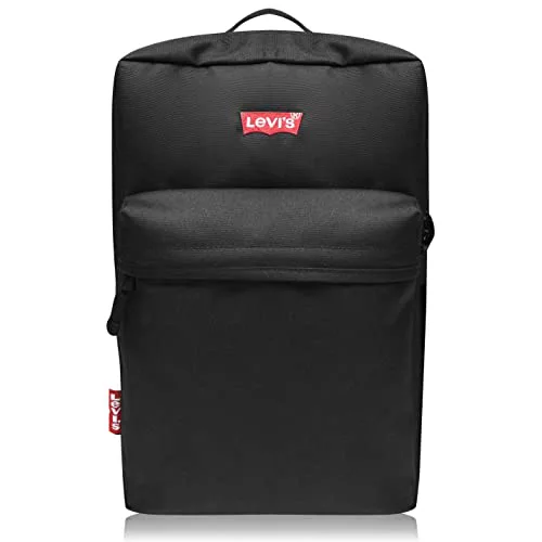 Levi's Levi's L-Pack Standard Issue, Mochila Unisex adulto, Negro (Regular Black), Talla Única