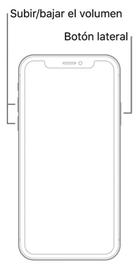 iPhone 13のボタン