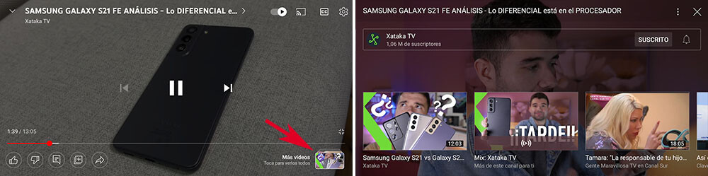 YouTube para Android renueva su reproductor a pantalla completa: estas ...