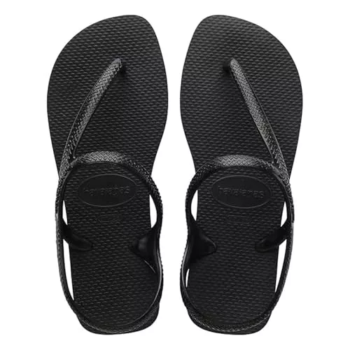 Havaianas - Flash Urban, Sandalias Cómodas, Elegantes y Versátiles, Cierre en Tobillo, Tiras Metálicas Cruzadas, Mujer