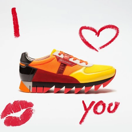 Sobre las sneakers de Dolce&Gabbana se alza ya la revuelta colorista de una nueva primavera