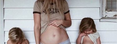 El divertido y tierno anuncio de embarazo donde todos presumen barriguita 