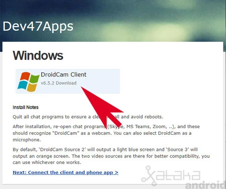 Descargar discount droidcam windows