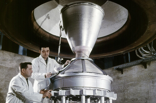 El cohete nuclear Rover de la NASA en los años 60