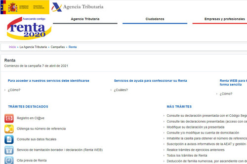 Ya está disponible el borrador de la RENTA 2020 en la campaña más complicada de los últimos años