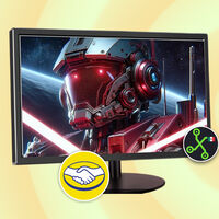 Es touch, de 24 pulgadas y alcanza hasta 75 FPS, pero aún así este monitor tiene un precio muy bajo