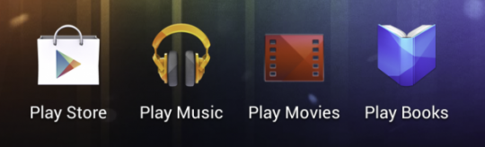 Google Play Iconos