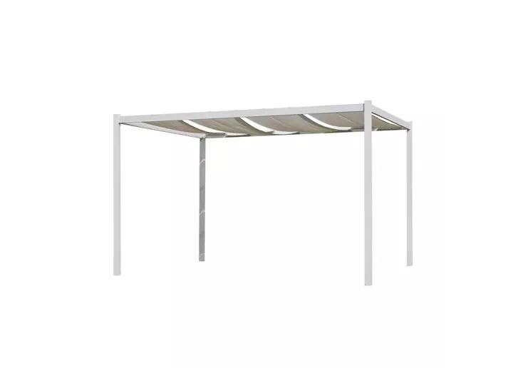 Pérgola de aluminio VENECIA 4X3 BLANCO TG