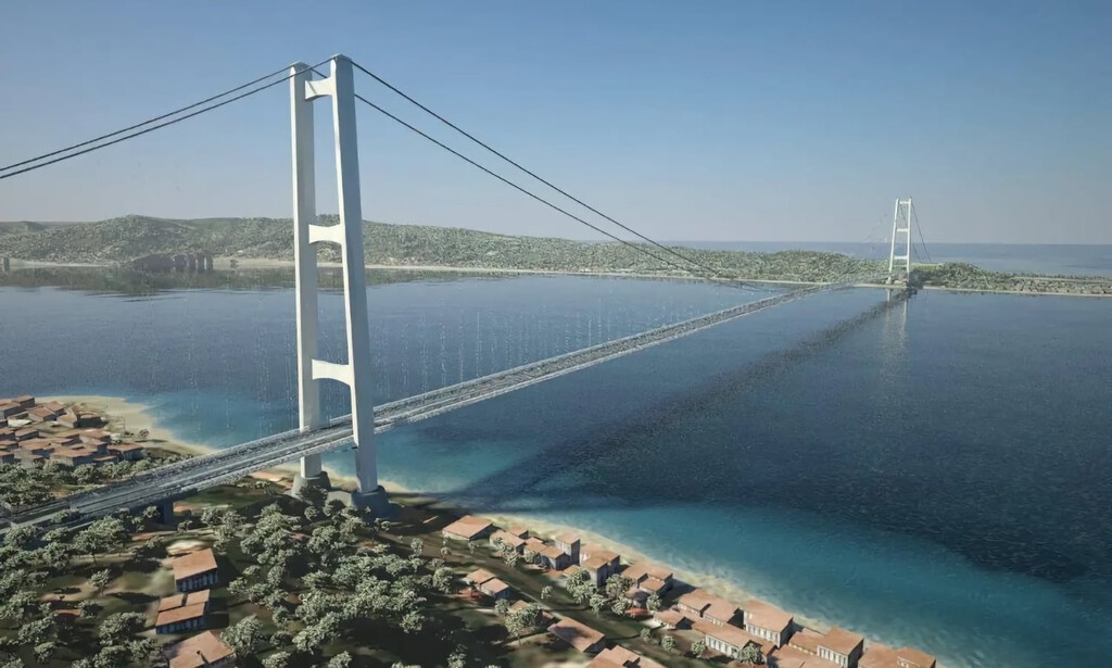 Italia va a construir el puente colgante con el vano más grande del mundo. Y se lo van a cargar a los presupuestos de la OTAN 