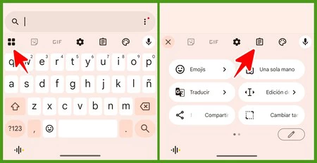 Gboard Activar Portapapeles