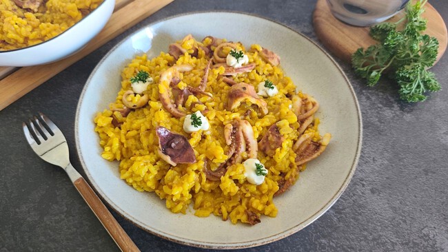 Arroz Especias Pota