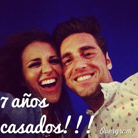 Felices cual perdices celebran su aniversario Paula Echevarría y David Bustamante