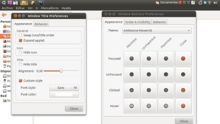 Window applets: oculta en Gnome la barra de título de las ventanas