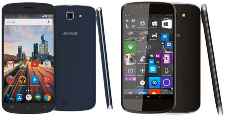 ARCHOS 50e Helium y 50 Cesium, dos nuevos teléfonos de entrada con sabor Windows 10 o Android 5.1