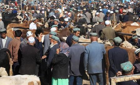 China: el mercado dominical de Kashgar