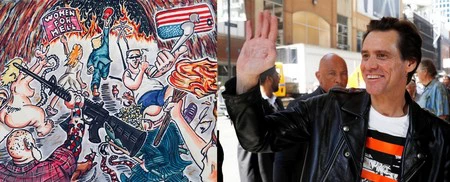 A Jim Carrey le da igual perder seguidores: continuará atacando a Donald Trump con sus pinturas