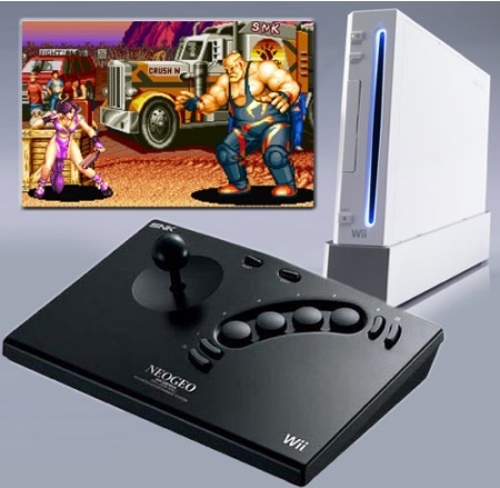 Controlador de Neo Geo para Wii