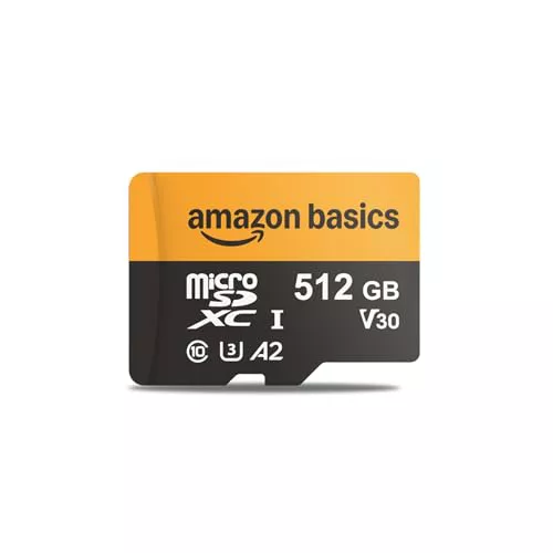 Amazon Basics Tarjeta MicroSDXC de 512 GB 