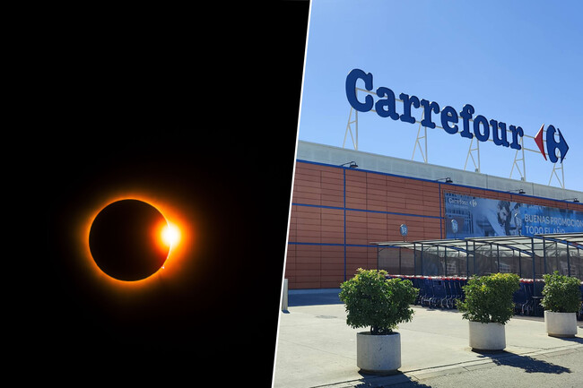 Gafas Eclipse Solar Carrefour 1