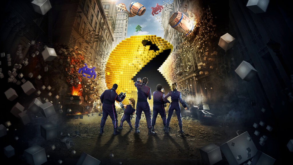 Pixels, de Chris Columbus. Adam Sandler capitanea una comedia precocinada con los videojuegos retro como único gancho Pixels, de Chris Columbus. Adam Sandler capitanea una comedia precocinada con los videojuegos retro como único gancho