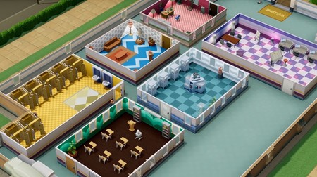 Two Point Hospital ya permite personalizar y diseñar los interiores de los hospitales con su nueva actualización gratuita
