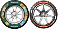 Bridgestone anuncia que lanzará neumáticos de colorines