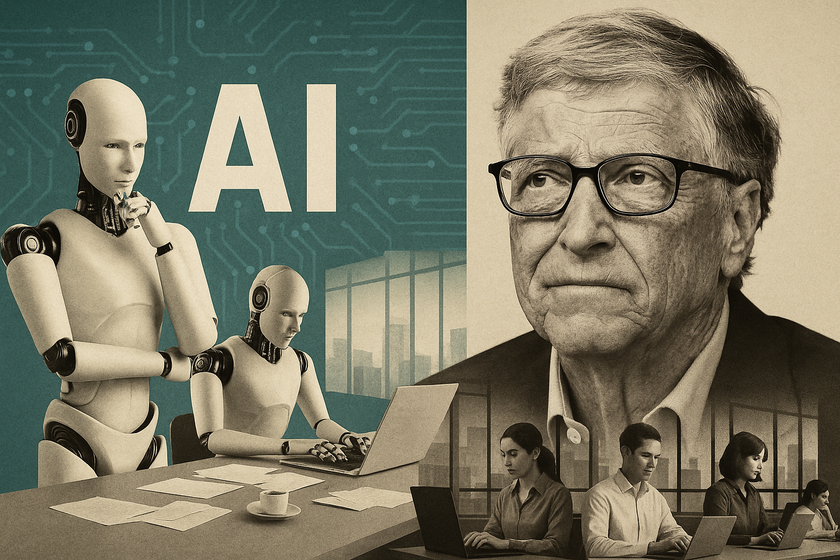 Bill Gates pensaba hace un año que la IA reduciría nuestra semana laboral a 3 días. Ha subido la apuesta